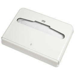 Диспенсер для покрытий на унитаз TORK (Система V1), покрытия 1/2 сложения, белый, 344080