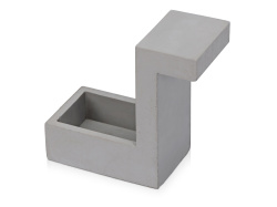 Настольная лампа из бетона «Blok Lamp», Цвет серый