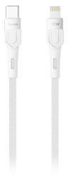 Кабель BOLT, Type-C - Lightning, USB2.0, 1.2м, белый, OLMIO