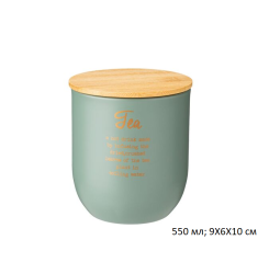 Банка для сыпучих продуктов Чай 550 мл / 790-283 /уп 12/