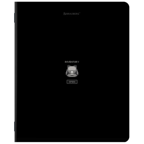 Тетради ДЭК А5 48 л. КОМПЛЕКТ 5 шт., BRAUBERG, скоба, клетка, SoftTouch, "PIXEL", 404922