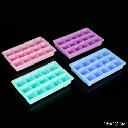 Форма для льда и конфет 15 ячеек силиконовая / YH-276/YH16 /уп 240/ 0.112