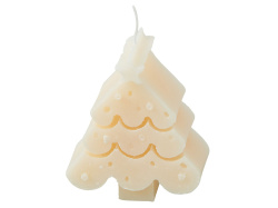 Свеча «Елочка», Цвет молочный