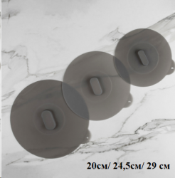 Крышки универсальные силиконовые 3 штуки / 856-153 /уп 24/ 21/25/29см/ ПРОМО АКЦИЯ*