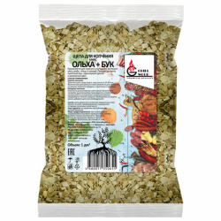 Щепа "Грильвуд" для копчения МИКС (ОЛЬХА+БУК), 1 л, 701756