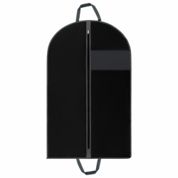 Чехол для одежды на молнии с ручками дорожный 60х120 см, черный, SHAMAANI, 609603