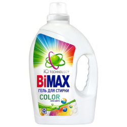 Гель для стирки с пятновыводителем 2,6 л, BIMAX "Color", 2006-3