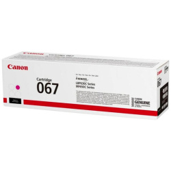 Картридж лазерный CANON (067M) i-SENSYS LBP631Cw/MF655Cdw и другие, пурпурный, ресурс 1250 стр., ОРИГИНАЛЬНЫЙ, 5100C002