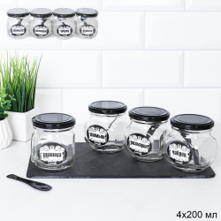 Банка 4 штуки 200 мл / 00115-00005 /уп 1/ ПРОМО АКЦИЯ