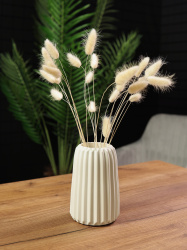 Ваза для сухоцветов декоративная из гипса, арт. g001004