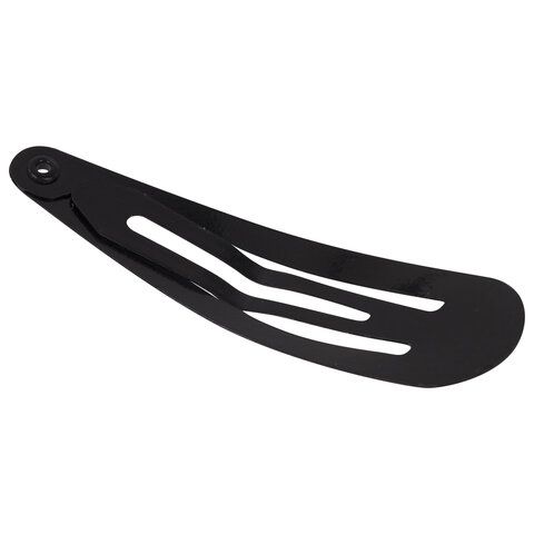 Заколки для волос НАБОР 5 шт., 5 см, клик-клак, чёрный, глянцевый, MONTE VITA (МОНТЕ ВИТА), 457077