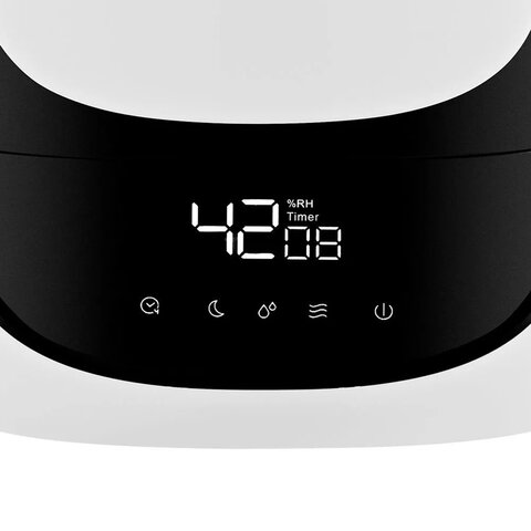 Увлажнитель воздуха KITFORT КТ-2878, объем бака 4,8 л, 25 Вт, арома-контейнер, гигрометр, белый