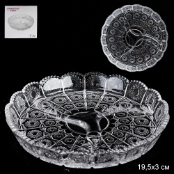 Менажница круглая Орнамент 19 см / D-40 /уп 24/