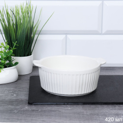 Супница-бульонница 420 мл с ручками / DR-564 /уп 24/