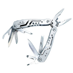Мультитул армейский туристический с сумкой "22 в 1", пассатижи + 11 бит, нож, ТЕХ-ТОП, 671242