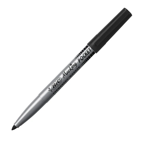 Маркер перманентный BIC "Marking Fine ECOlutions", ЧЕРНЫЙ, круглый наконечник 1,1 мм, 8209022