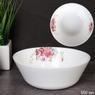 Набор суповых тарелок 6 штук 550 мл 155 мм Евро / FLMLW60 (19010-1/уп 8/ Розовая композиция