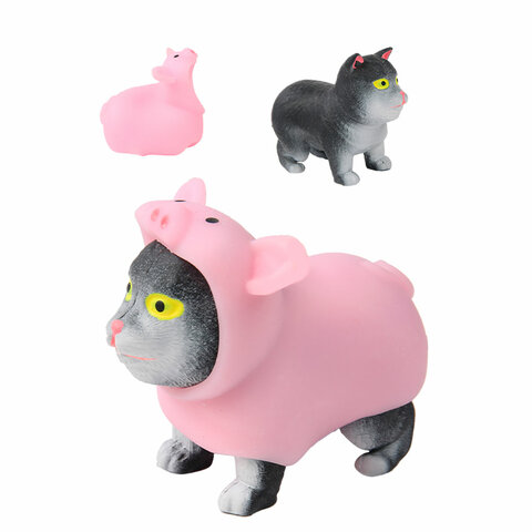 Игрушка-антистресс "Переодевашки ЗВЕРЯШКИ", 8х7 см, ассорти 6 видов, блистер, JOLLY JOT (ДЖОЛЛИ ДЖОТ), 665827