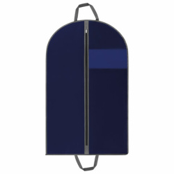 Чехол для одежды на молнии с ручками дорожный 60х100 см, синий, SHAMAANI, 609602