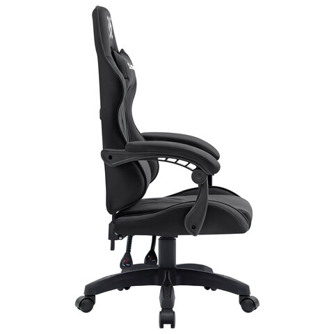 Кресло компьютерное DEFENDER Breeze, 2 подушки, ткань, черное, ш/к 25749, 64299