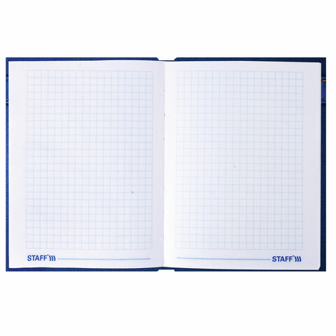 Блокнот МАЛЫЙ ФОРМАТ 110х147 мм А6, 80 л., твердый переплет, ламинированная обложка, клетка, STAFF, "Джинса", 120952