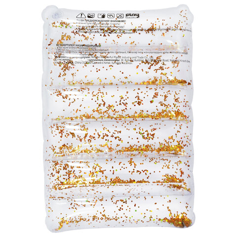 Надувная подушка для плавания, 49х31х10 см, АССОРТИ, 2 вида, PLAYMARKET