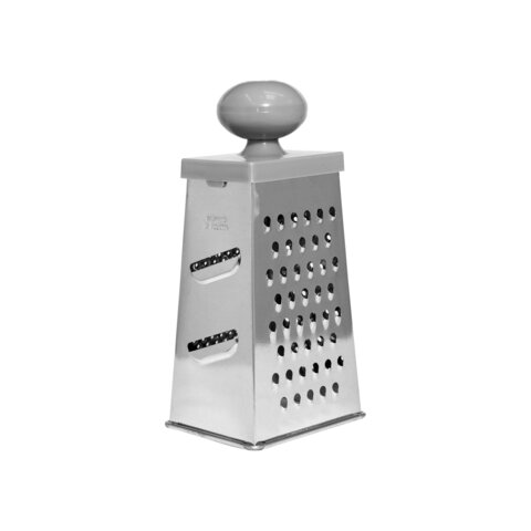 Терка 4 грани 23х11х8,5 см, белая жесть, САМАЯ УДОБНАЯ РУЧКА, BOOMHOUSE, 701857