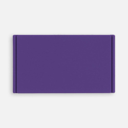 Лейбл из ПВХ Dzeta, M, фиолетовый, 3,5х6х02 см