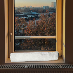 Насадка микроволоконная коротковорсная для мытья стеклянных поверхностей, 48 см