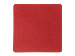 Патч «Квадрат», nubuk, Цвет красный