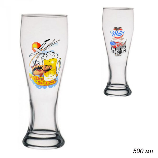Бокал пивной 665 мл Приколы / 42756 /уп 6/ в гофре