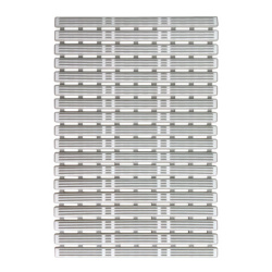 Коврик для ванны противоскользящий износостойкий 68х40 см, "Лесенка", ПП + ТПЭ, присоски, PRIMILA (ПРИМИЛА), 700385