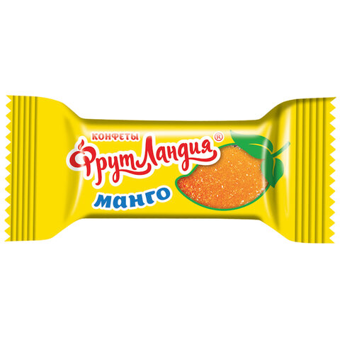 Конфеты СЛАВЯНКА "Фрутландия" в форме долек, со вкусом сочного манго, 1000 г, 12377