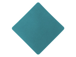 Патч «Ромб», nubuk, Цвет голубой