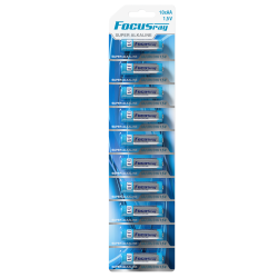 FOCUSray SUPER ALKALINE LR6/BL10 10/100/1000 отрывной батарейка, шт (10 шт)