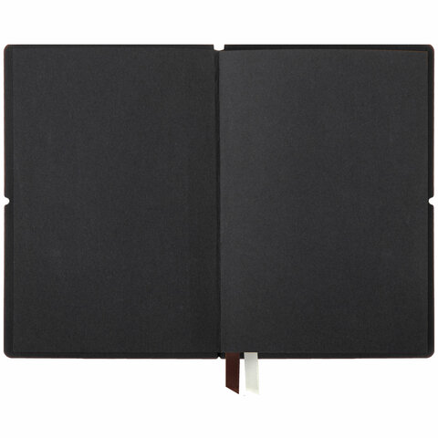 Блокнот МАЛЫЙ ФОРМАТ (100х150 мм) А6, BRAUBERG "Western", 128 л., гладкий кожзам, резинка, клетка, коричневый, 125241