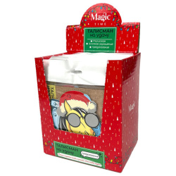 Елочное украшение 10 см, "Новогодняя лошадка" со скретч-слоем и предсказаниями, 95241