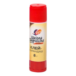 Клей-карандаш ЛУЧ "Школа творчества", 8 г, PVP основа, 29С 1735-08