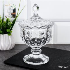 Сахарница 200 мл на ножке / G24005-C /уп 36/