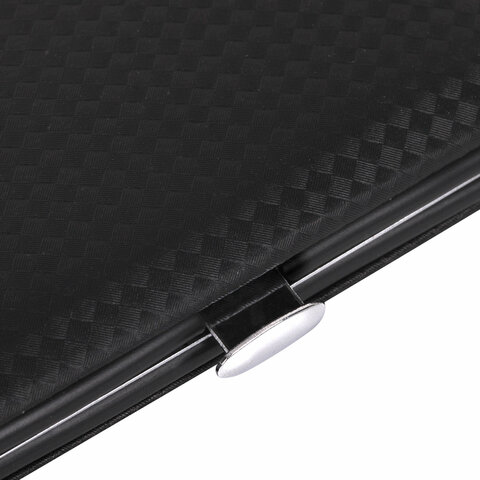 Универсальный набор для маникюра и педикюра 9 в 1 в футляре, MINI, черный карбон, блиcтер, WBZ, 609496