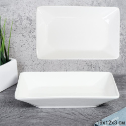 Блюдо прямоугольное 19х12х3,5 см / WS-467 /уп 63/