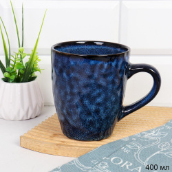 Кружка 400 мл / 9813-12 oz /уп 6/24/ Глазурованное реактивное покрытие