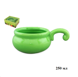 Кокотница 250 мл Зеленая / 110770 /уп 36/