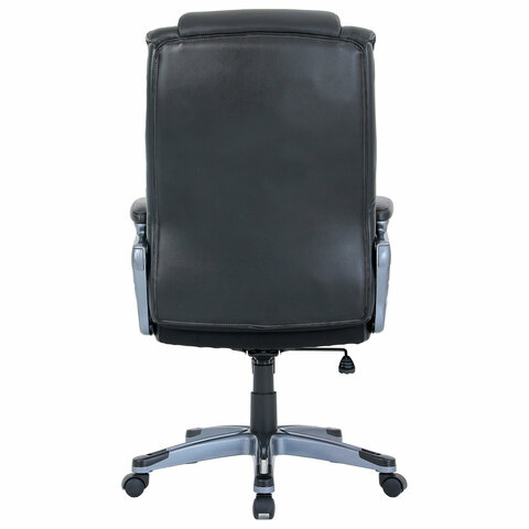 Кресло BRABIX PREMIUM "Gladiator EX-552", натуральная кожа, черное, 532939