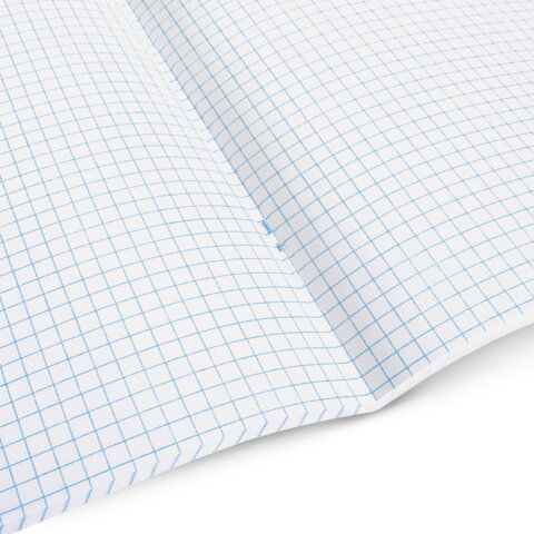 Тетрадь А5, 96 л., STAFF, скоба, клетка, офсет №2 ЭКОНОМ, обложка картон, Ассорти, 405631