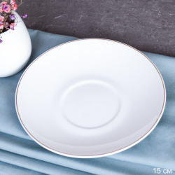 Блюдце / GC38-12G /уп 8/ костяной фарфор