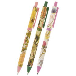 Ручка шариковая автоматическая BRUNO VISCONTI "ArtClick", СИНЯЯ, Flora.Bloom, ассорти, 0,5 мм, 20-0374/02