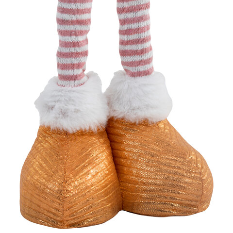 Украшение новогоднее интерьерное 72 см "Звездный Гном", телескопические ножки, полиэстер, ЗОЛОТАЯ СКАЗКА, 592512