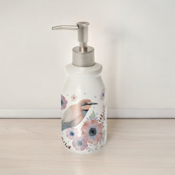 Диспенсер керамический для жидкого мыла "Нежность", 300 мл