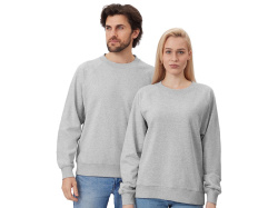 Свитшот оверсайз с рукавом реглан «Belgrade», унисекс, Размер XL, Цвет серый меланж